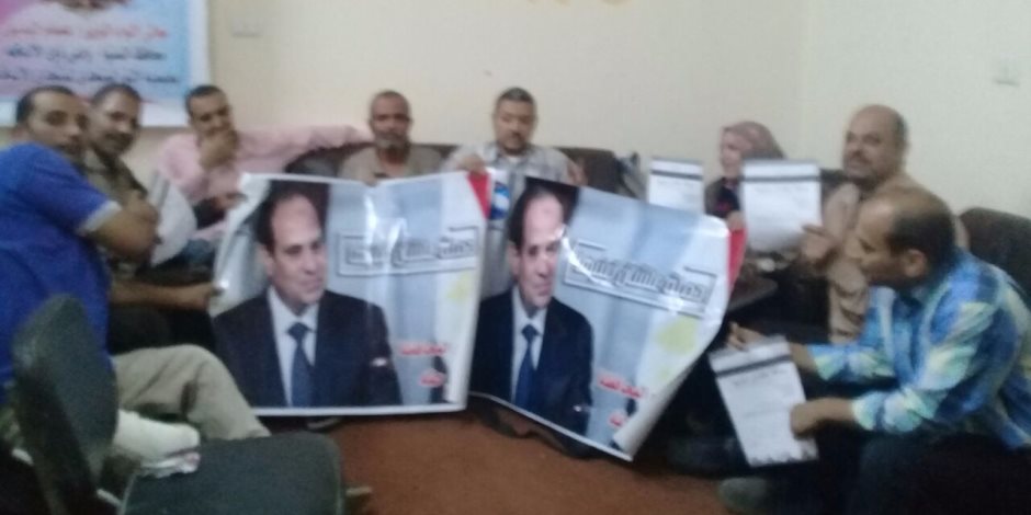 إقبال جماهيري كبير للتوقيع استمارة "علشان تبنيها" في المنيا لتفويض السيسي لفترة رئاسية ثانية (صور)