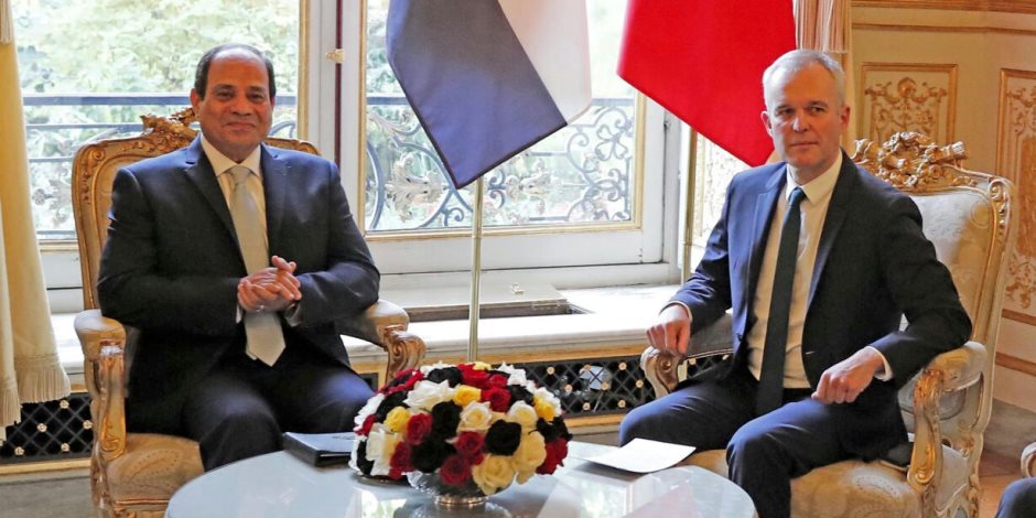 السيسي لرئيس النواب الفرنسي: حريصون على إنشاء دولة ديمقراطية تقوم على القانون (صور)