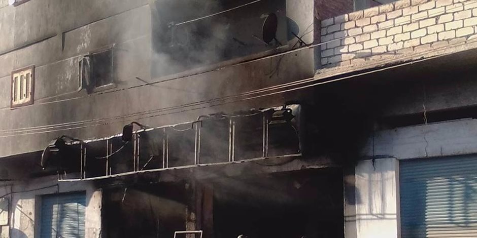 الحماية المدنية تسيطر على حريق  بمستشفى جمال عبد الناصر بالإسكندرية