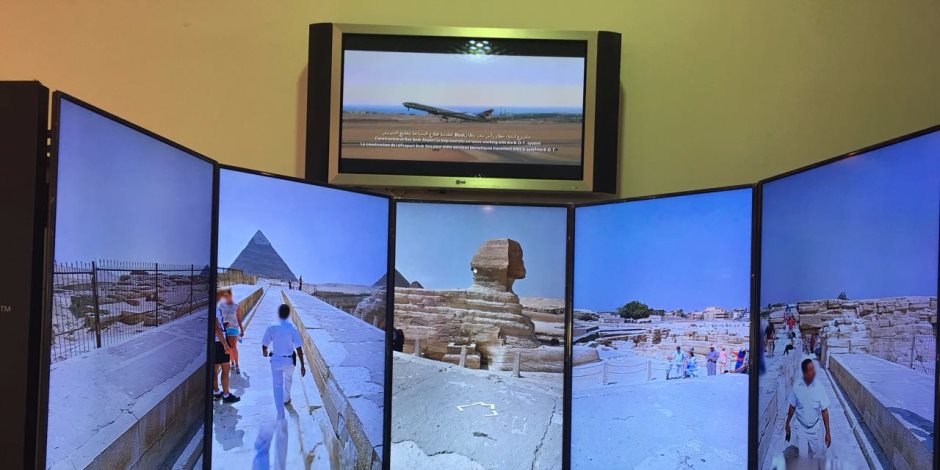 منتدى شباب العالم يفعل لوحات 3D لمشاهدة المعالم السياحية المصرية (صور) 