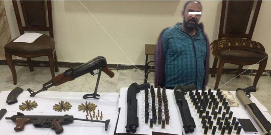 ضبط مسجل وراء ترويج الأسلحة النارية لعناصر خطرة في كفر الشيخ