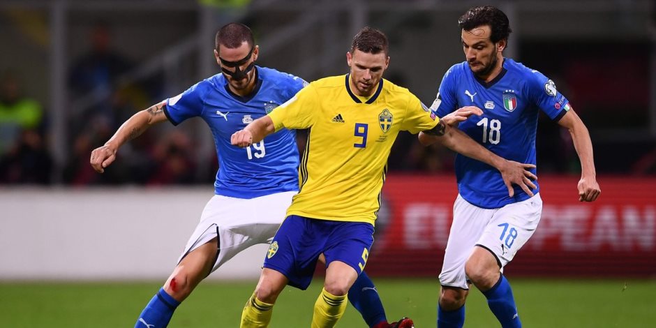 شوط سلبي بين إيطاليا والسويد في الملحق الأوروبي المؤهل لكأس العالم