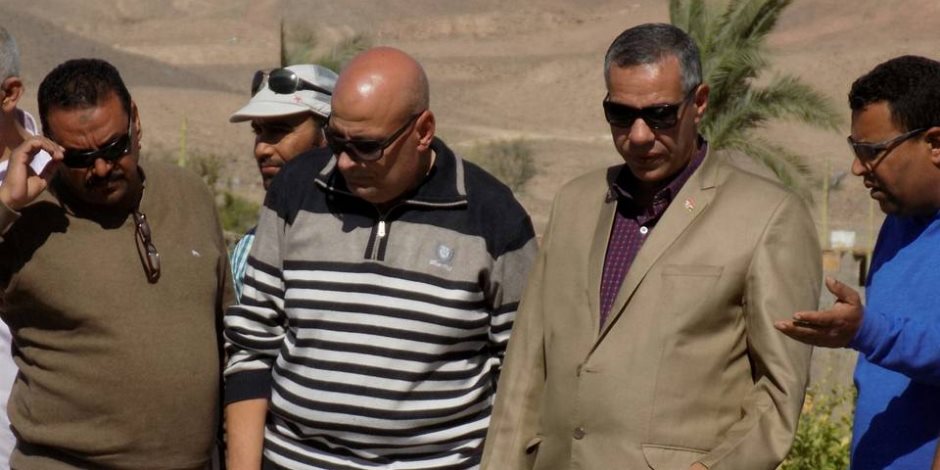 رئيس منطقة تعمير جنوب سيناء يزور المزرعة النموذجية في "أبو رديس" (صور)