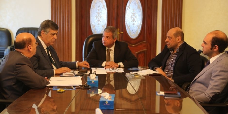 وزير الرياضة يبحث ترتيبات المعمل المصري لمكافحة المنشطات دوليا (صور)