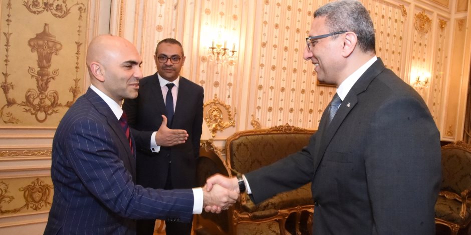 الأمين العام لمجلس النواب يلتقي بسفير أوكرانيا بالقاهرة 