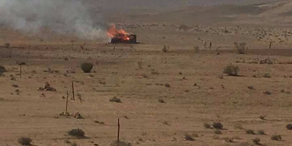 مقتل تكفيريين وتدمير 6 دراجات نارية في وسط سيناء (صور)