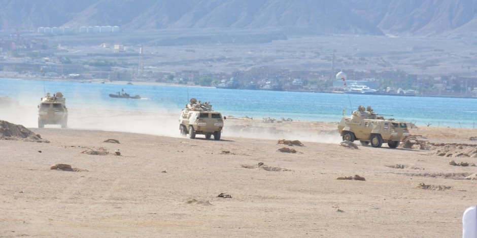 عناصر القوات المسلحة المصرية والأردنية تنفذان المرحلة الرئيسية للتدريب المشترك "العقبة 3"