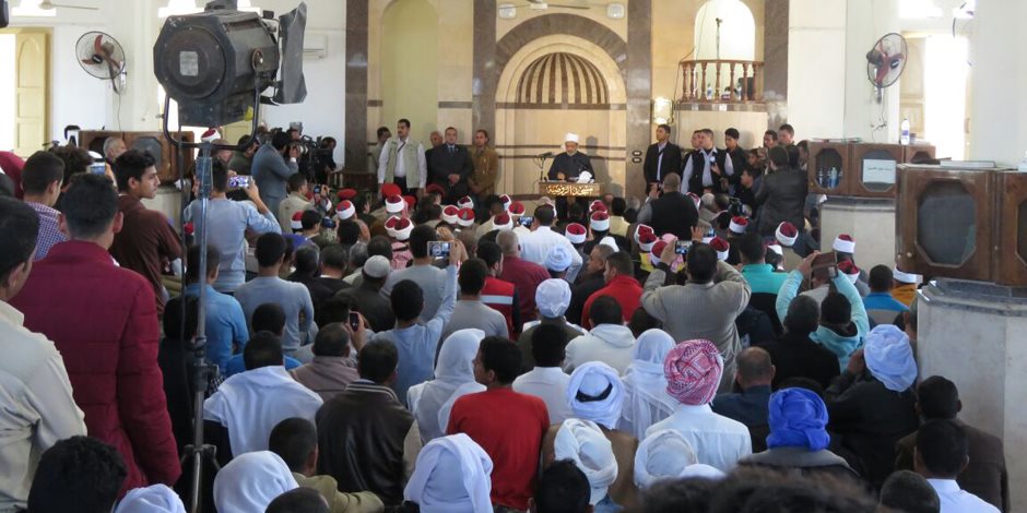 ننشر نص كلمة الإمام الأكبر من مسجد الروضة في شمال سيناء
