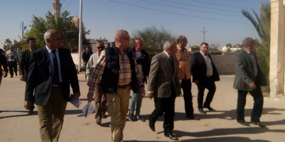 محافظ شمال سيناء يزور الروضة ويعاين موقع إنشاء "الروضة الجديدة" مع رئيس هيئة التخطيط العمراني  (صور)