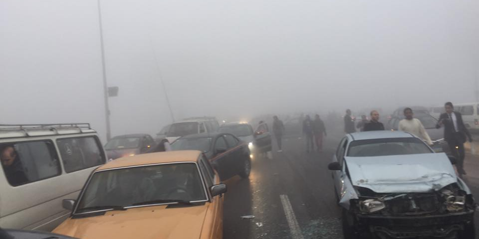 حادث مروع.. تصادم نقل مع ميكروباص على صحراوى بنى سويف:"مصرع 13 شخصا وإصابة 8 آخرين" 