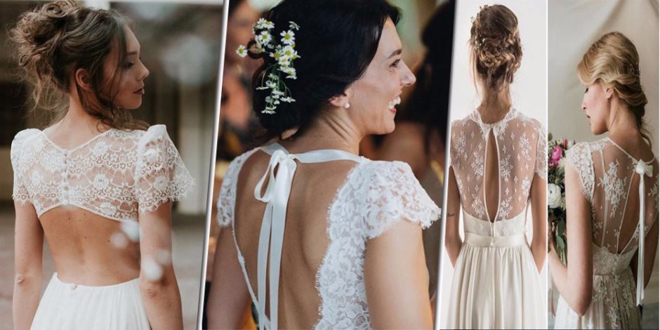 مصممة الأزياء الإيطالية "نادية مانزاتو" تقدم قصات خرافية لظهر فساتين الزفاف