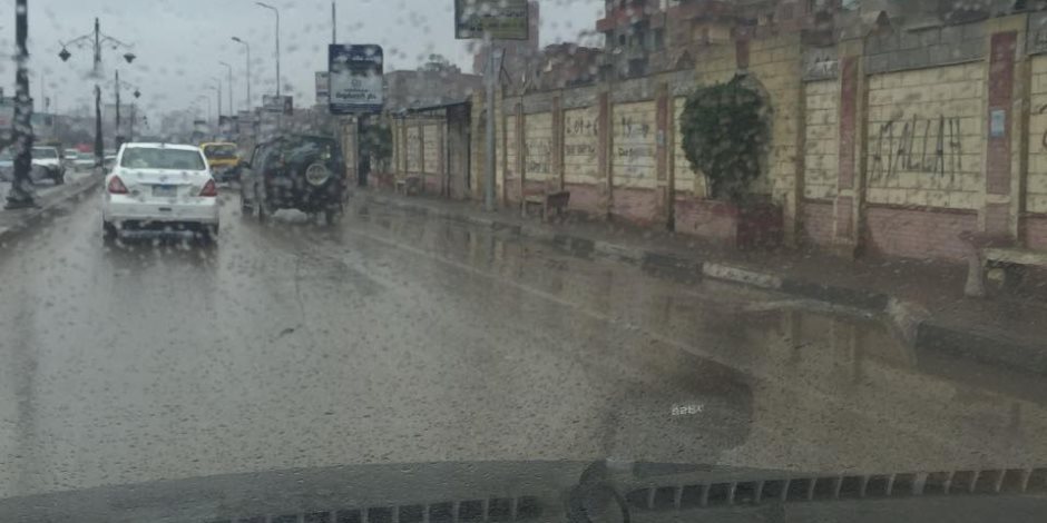 سقوط أمطار غزيرة على محافظة الغربية.. وطوارئ بمجالس المدن (  صور  )