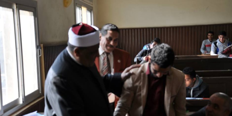 شومان والمحرصاوي يتفقدان امتحانات جامعة الأزهر