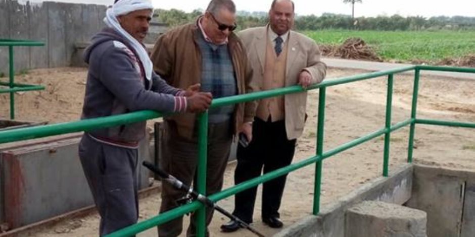 رئيس مصلحة الميكانيكا والكهرباء يتفقد محطة طلمبات مصرف 11 بكفر الشيخ (صور)