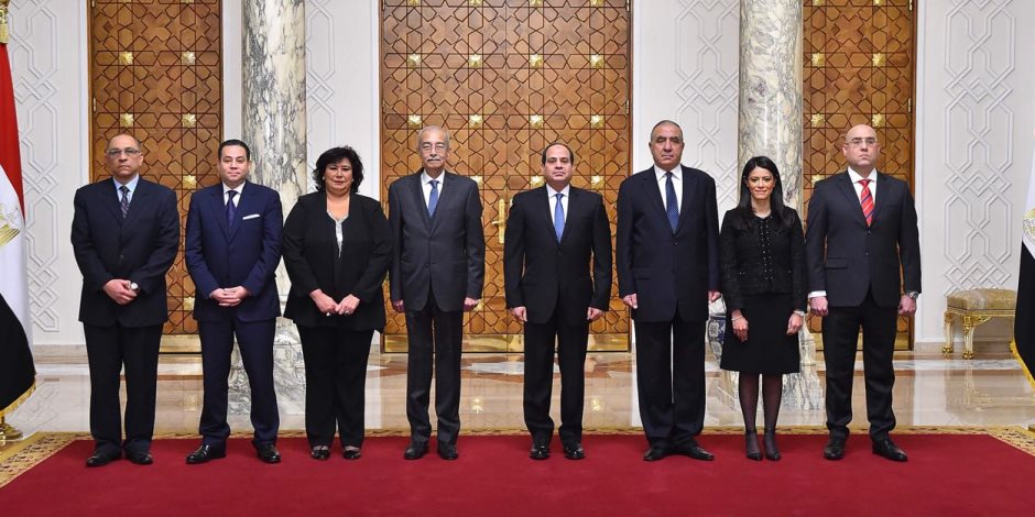 الوزراء ونواب الوزراء الجدد يؤدون اليمين الدستورية أمام الرئيس السيسي (صور) 