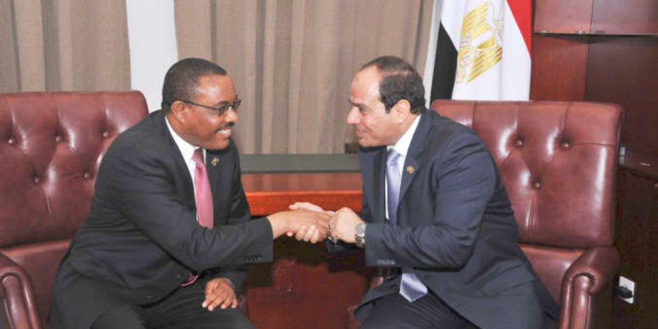 السيسى ورئيس وزراء إثيوبيا يشهدان توقيع اتفاقيات فى مجال التعاون الصناعي