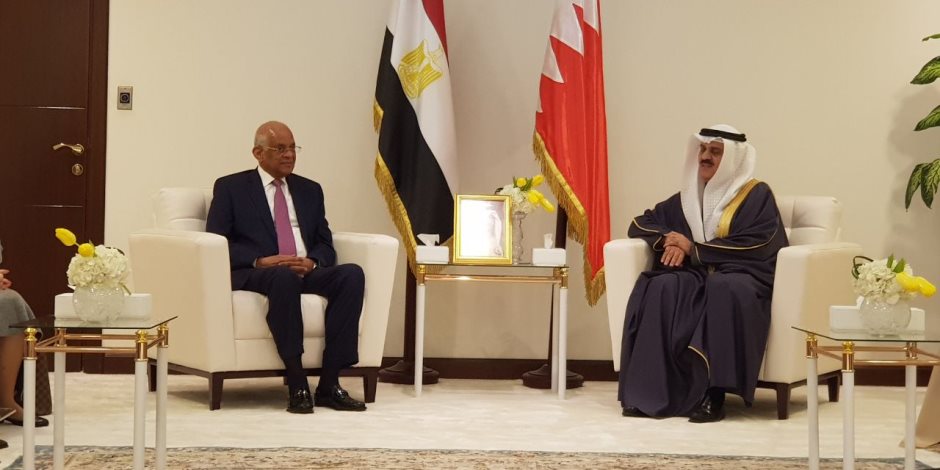 على عبد العال يلتقى رئيس مجلس النواب البحريني (صور)