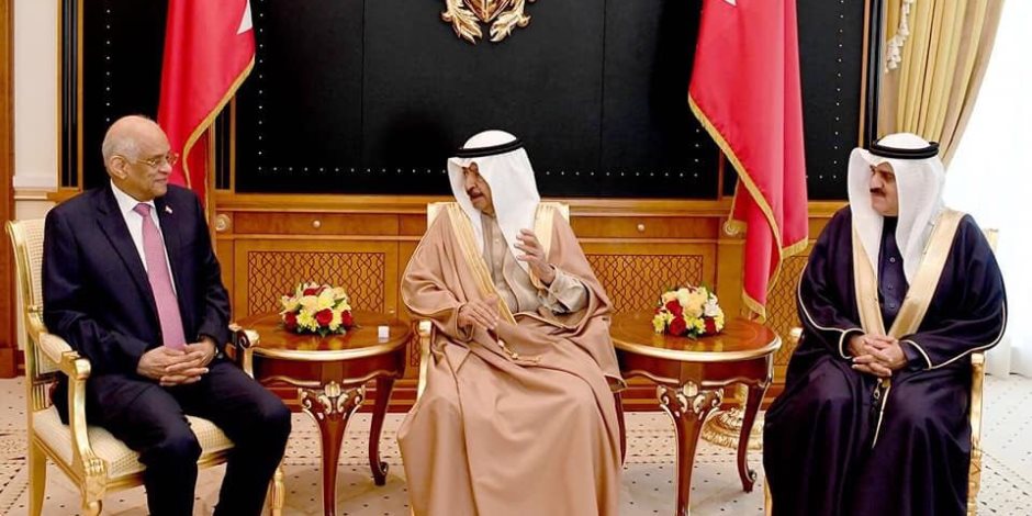 "عبد العال" لرئيس وزراء البحرين:  الإرهاب لا دين له ولا وطن  (صور)