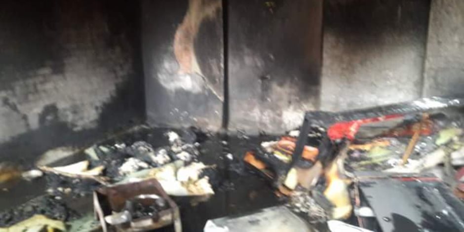   ماس كهربائي يتسبب فى حريق بمنزل بمدينة بئر العبد دون خسائر بشرية  (صور )