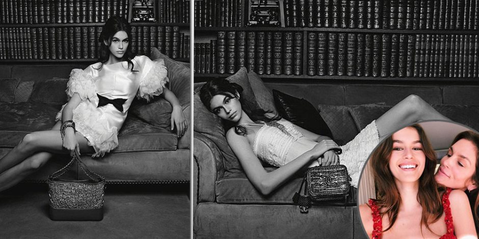 بالأبيض والأسود.. كايا جيربر في أحدث جلسة تصوير لـ "Chanel" (صور)