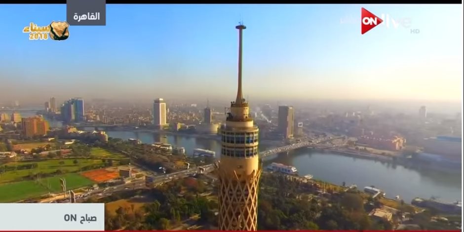"متع عينيك".. من فوق برج القاهرة (فيديو)