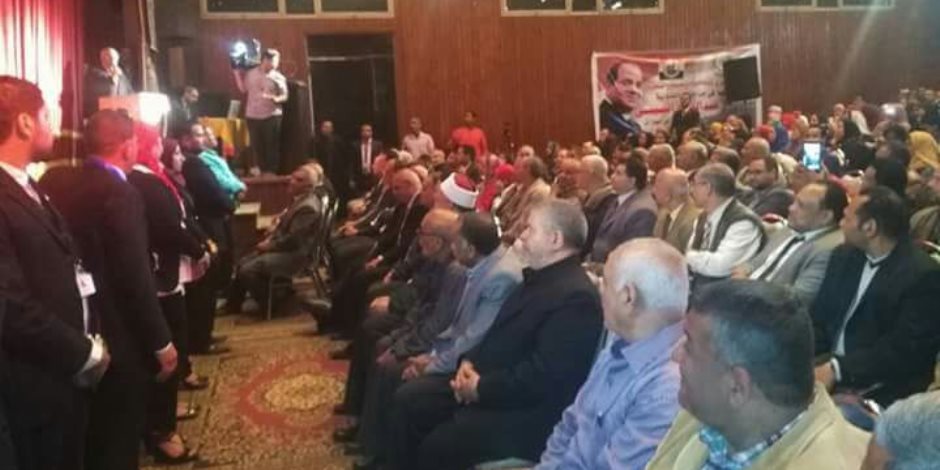 كلنا معاك من أجل مصر تنظم مؤتمر جماهيري لدعم "السيسي" بـ"طوخ" (صور)