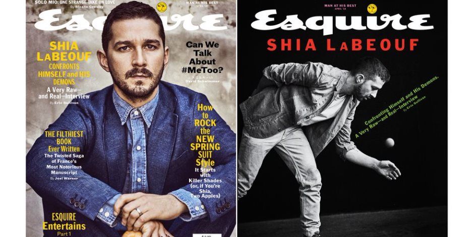 أناقة وشياكة "شيا لابوف" على غلاف مجلة Esquire (صور وفيديو)