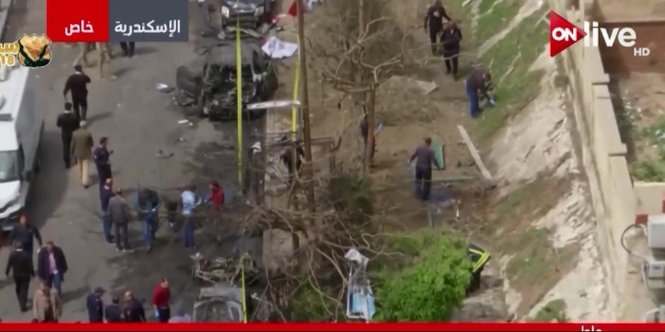 ON Live تعرض اللقطات الأولى من موقع انفجار شارع المعسكر بالإسكندرية