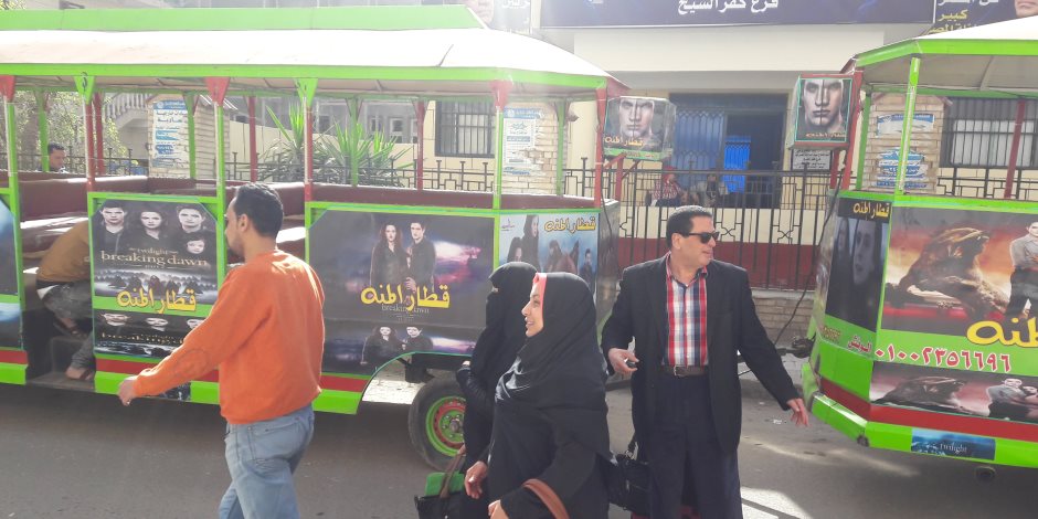 «الطفطف» ينقل الناخبين بكفر الشيخ للتصويت في الانتخابات الرئاسية (صور)