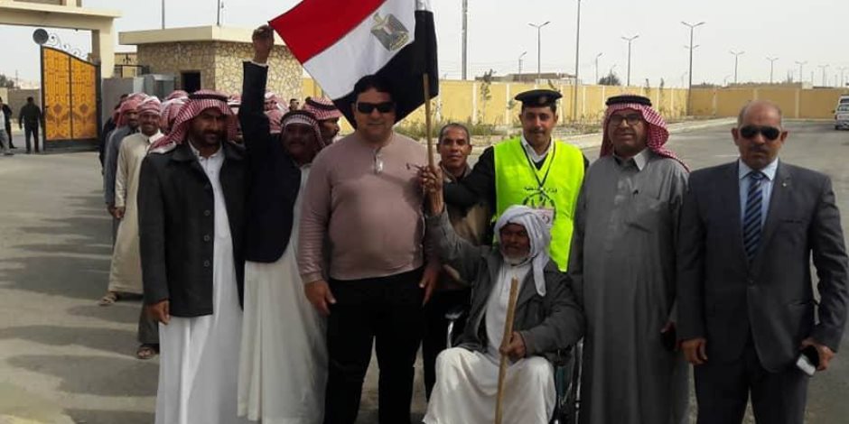قبائل مركز نخل بوسط سيناء تواصل مشاركتها بقوة في انتخابات الرئاسة (صور)
