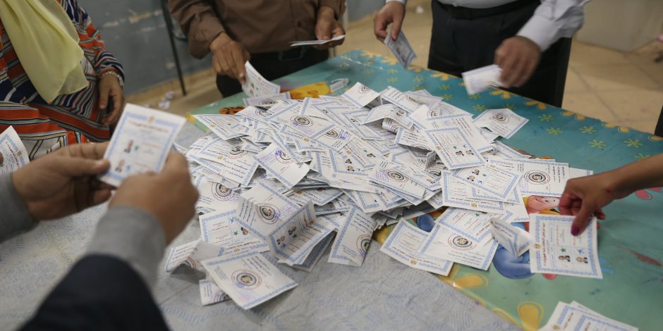 نتائج أولية لانتخابات الرئاسة 2018.. 6074 لجنة: السيسي 9.6 مليون وموسى 300 ألف