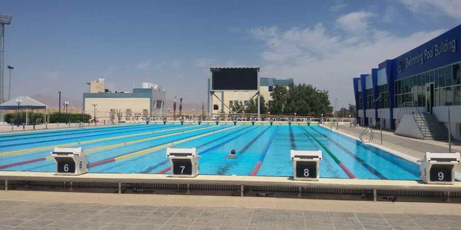 المدينة الرياضية بشرم الشيخ تستعد لاستضافة البطولة العربية للسباحة بالزعانف (صور)