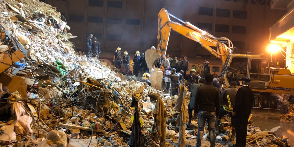 مديرية أمن الإسكندرية تكشف تفاصيل انهيار عقار محرم بك 