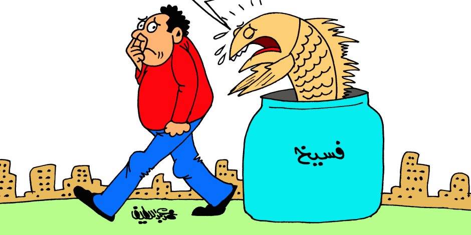 «ريحة المصالحة» في كاريكاتير «صوت الأمة» 