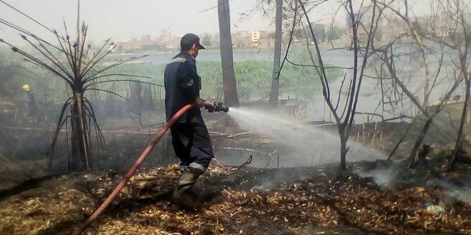 السيطرة على حريق بجوار مصنع بوتاجاز بالمنيا