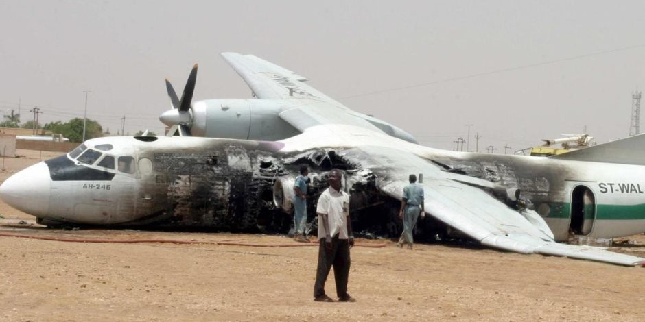 مصرع 3 طياريين في سقوط طائرة عسكرية ليبية بحقل الشرارة النفطي