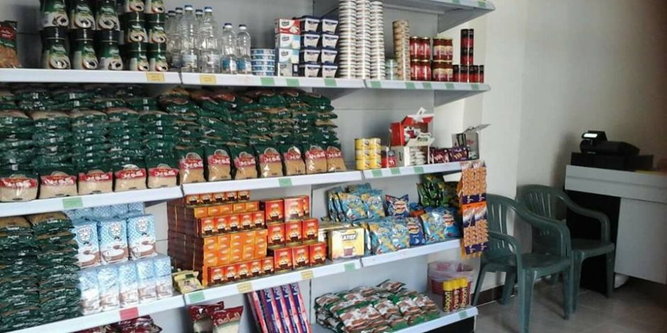 افتتاح منفذ جهاز الخدمة الوطنية بسيدى غازى لبيع السلع الغذائية بتخفيضات 20%