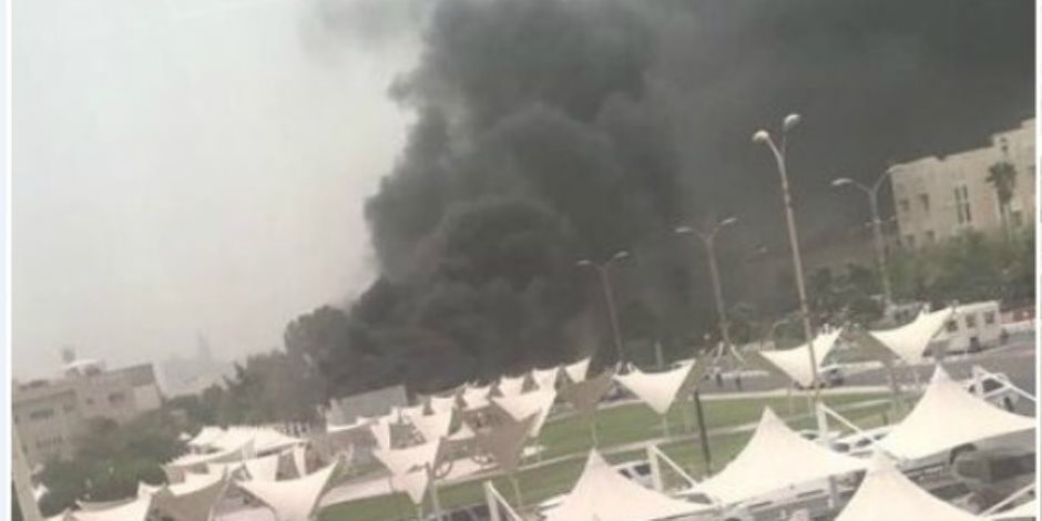 يسكنها آلاف الطلاب.. اندلاع حريق في جامعة قطر دون إصابات (فيديو وصور)