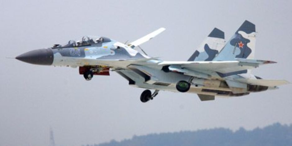 تحطم مقاتلة روسية بسبب «طائر» أمام السواحل السورية (صور)