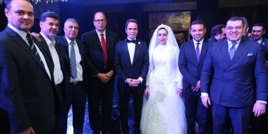 بحضور رجال السياسة والإعلام.. أحمد المسلماني يحتفل بزفافه (صور)
