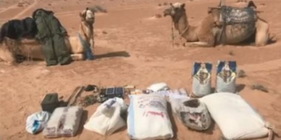 ضبط «جملين» يستخدمها العناصر الإرهابية لنقل الأسلحة والمتفجرات بوسط سيناء
