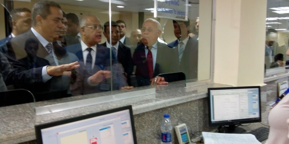 مساعد وزير العدل ومحافظ بورسعيد يتفقدان مركز المعلومات بالمحكمة الابتدائية