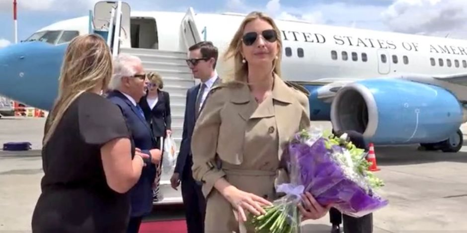 إيفانكا ترامب تصل القدس المحتلة لافتتاح السفارة الأمريكية (صور)