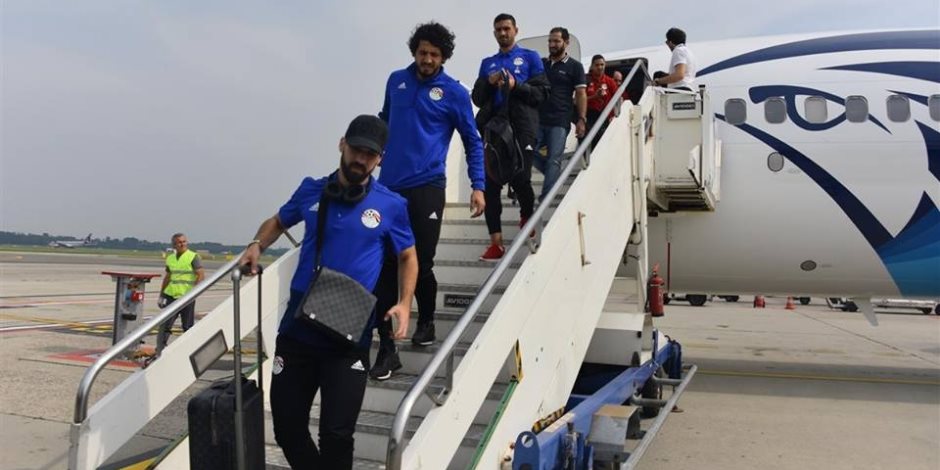 بعثة المنتخب المصري تستعد للقاء كولومبيا بإيطاليا في غياب محمد صلاح (صور)
