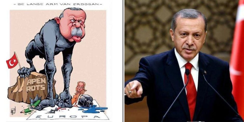 الكاريكاتير يقتص من الديكتاتور.. رسامو العالم «يقصفون جبهة» أردوغان (صور)
