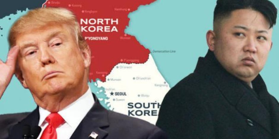 ترامب يصافح «كيم أونج» على استحياء.. الرئيس الأمريكي: «لا أعرف شخصيته»