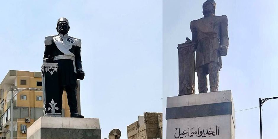 أزمة تشويه تمثال الخديوى إسماعيل تصل البرلمان.. من المسئول عن إهانة الرموز؟ (صور) 