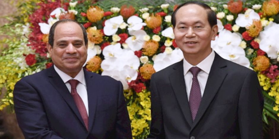 رئاسة الجمهورية تكشف تفاصيل زيارة رئيس فيتنام مصر 
