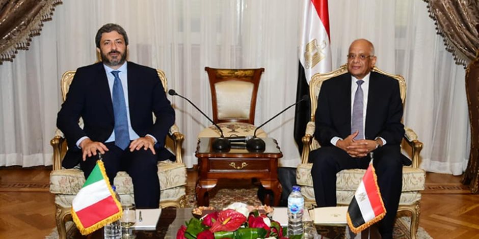 ماذا قال رئيس البرلمان الإيطالي لـ «عبدالعال» عن مقتل ريجيني في مصر؟ (صور)
