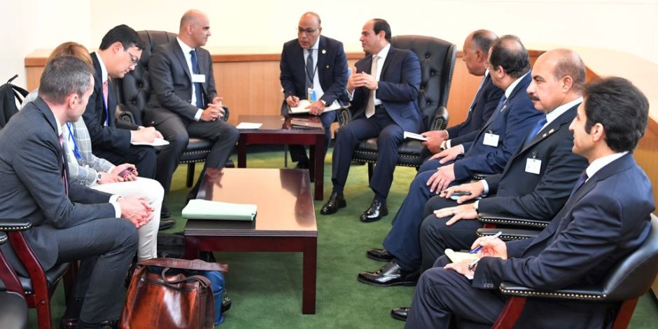 الرئيس السيسي يبحث مع «بيريست» زيادة الاستثمارات السويسرية في مصر 